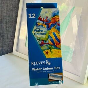 NEW Reeves Watercolor Set Fine Watercolors Set of 12 Tubes